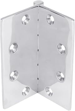 White Water - 6118SR Marine Grade 316 Stainless Steel Flush Mount Butt Hinge Reversed, 5 x 5