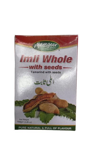 Alamgeer Imli Whole with Seeds 150g(Tamarind Whole with Seeds)