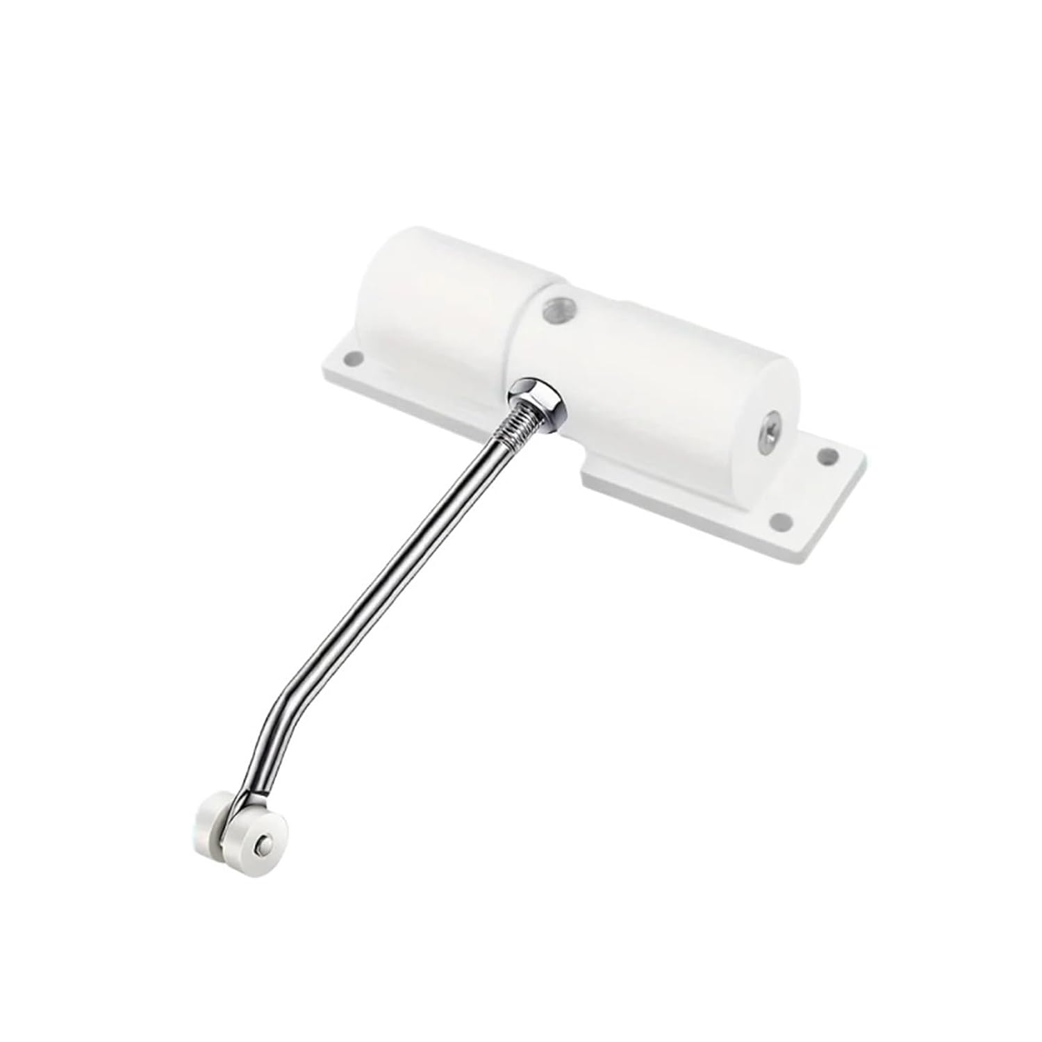 Automatic Heavy Duty Safety Spring Door Closer, Adjustable, Surface Mounted(White)