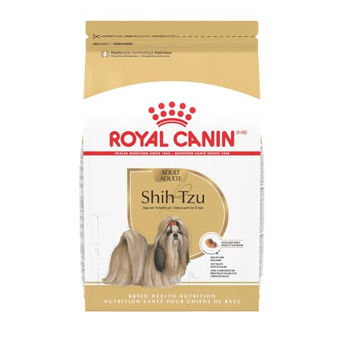 Royal Canin Breed Health Nutrition Shih Tzu Adult Dry Dog Food, 10 lb Bag