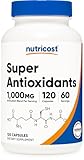 Nutricost Super Antioxidants (1000mg) 120 Capsules - Antioxidant Supplement for Men and Women, 60 Servings