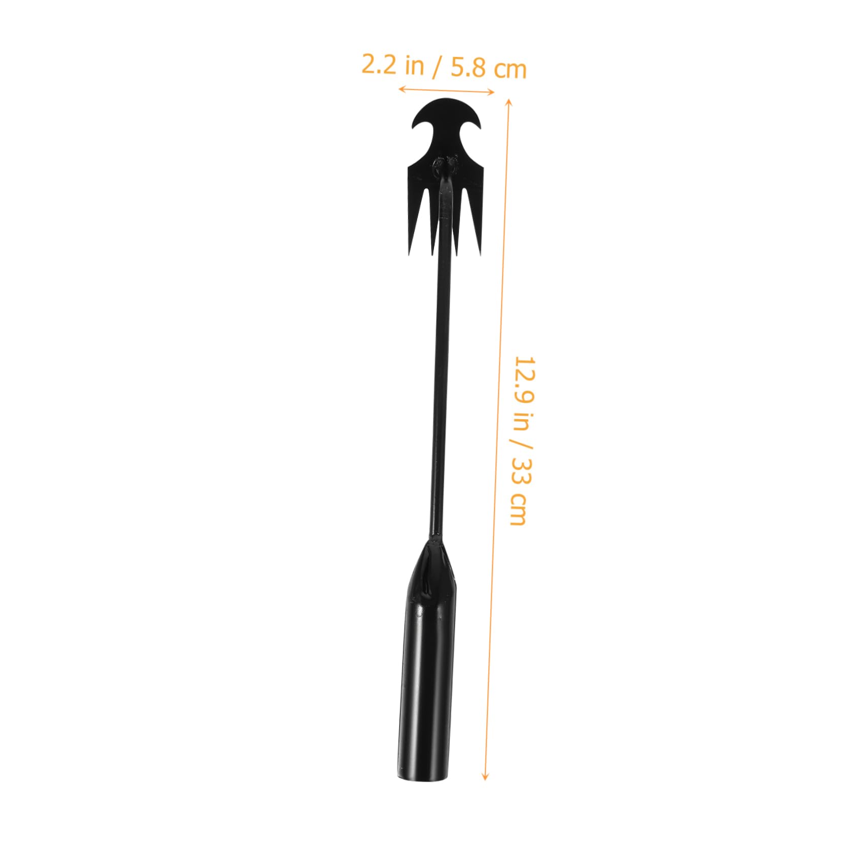 INOOMP Garden Tool Plants Weeder Tool Garden Weeder Durable Hand Weeder Removal Cutter Gardening Hand Weeder Weeding Tool Garden Tools Pulling Tool Stainless Steel Black