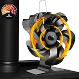 ✨【Ofenventilator Arbeitstemperatur】 Die Arbeitstemperatur beträgt ca. 50 °C bis 350 °C (122 °F bis 662 °F) und die Lüftergeschwindigkeit wird automatisch an die Ofentemperatur angepasst. Die Umwandlungsrate ist am höchsten, wenn die Temperatur etwa 250°C-300°C erreicht.
