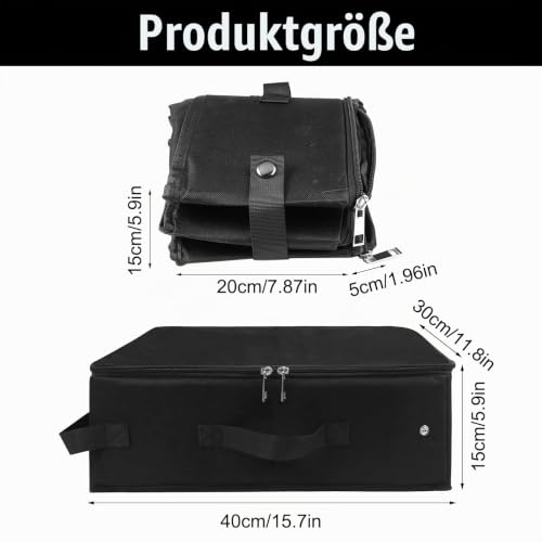 Reise Katzenklo Portable mit Deckel, Faltbare Tragbare Katzentoilette