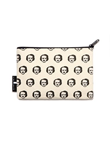 Out of Print Edgar Allan Poe-ka Dots Pouch Natural2