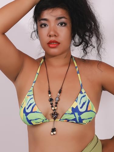 MINACHI Boho Hippie Colorful Ceramic Beads Star Charm Y Necklace, Bohemian Summer Statement Jewelry Gift for Women 7