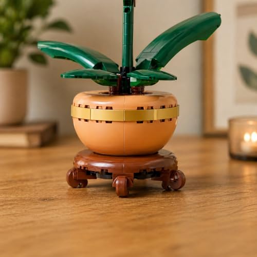 Image of Mini Orchid Building Blocks Set (274 PCS) | DIY Artificial Flower Plant Model | Botanical Home Decor Toy for Kids & Adults | Creative Gift Set