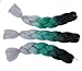 Produktbild Onetree Kanekalon Jumbo Braids Ombre Synthetic Braids Hair Extensions 24Inch(3Pcs/Lot, Black/Dark Green/Gray)