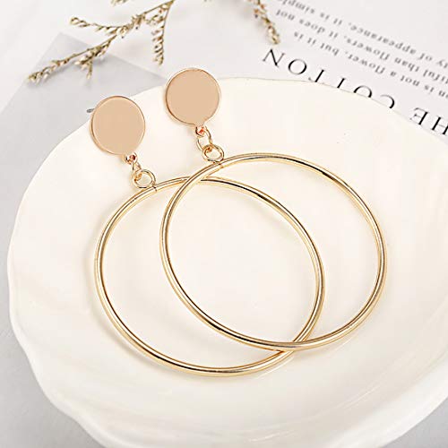 Round Plated Hoop Earrings - CT-ERGG-45063