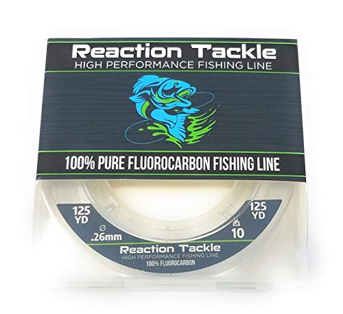 Reaction Tackle 100% Pure Fluorocarbon/Clear / 10Lb 50 Yd #TOP2