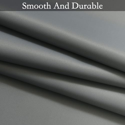 Image of SimpleHome Ombre Room Darkening Curtains for Bedroom, Gradient Grey to Grey White Light Blocking Thermal Insulated Grommet Window Curtain /Drapes for Living Room,2 Panels, 70x84 inches Length