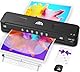 MAXDONE A3 Laminiergerät, Laminiergerät 2-Walzen System mit Papierschneider & Eckrunde, Heiß und Kalt Laminator Smooth Bubble-free, Laminiermaschine für A3 A4 A5 A6 Foto in Schule, Büro