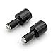 PROCNC Handle Bar Ends Grips Plug Fit for Suzuki GSX-R600 1999-2017 GSX-R750 2000-2017 GSX-R1000 2001-2017 GSXR600 750 2000-2014 GSXR1000 01-13 (Black)