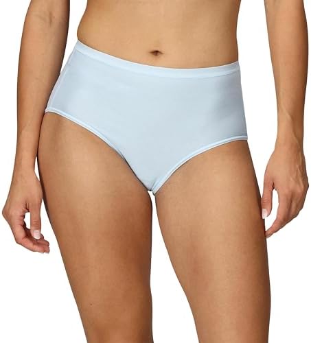 ExOfficio Women’s Give-N-Go 2.0 Full Cut Brief-Travel Underwear, Breathable, Durable, Easy to Clean, Glacier Blue