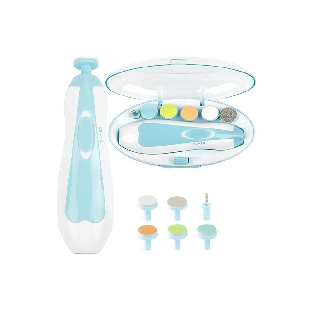 Cospex New Baby Nail File Electric || Baby Nail Trimmer with 6 Grinding Heads Safe for Newborn Baby Baby Nail Clippers with Light || Electric Baby Nail Trimmer(with 2 Year Replacement Warranty)-image-44