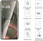 Paquet de 2 3D Compatible avec Motorola Edge 2025/Edge 60 Fusion/60/60s/60 Pro Protecteur d'écran9H Film en verre trempé, sans bulles pour Moto Edge 2025 Protecteur d'écran