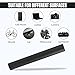 vinilo fibra de carbono adhesiva para coche decoración auto vehículo 30x152cm (negro)