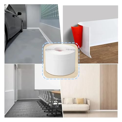 Bordure murale autocollante pour masquer les joints de plinthe PVC - 7