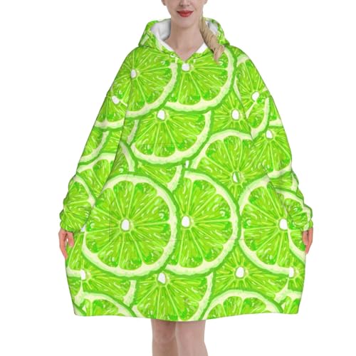 Sweat à capuche couverture thermique en flanelle anti-courants d'air motif citron
