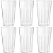 Produktbild Viva-Haushaltswaren - 6 grosse Gläser/Longdrinkgläser aus transparentem Kunststoff (Polycarbonat) ca.300ml / stapelbar