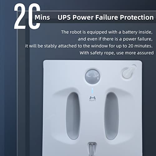 Window Cleaner Window Cleaning Robot Water Spray For Home Electric Robotic Washing Windows Cleaning Washer Glass Vacuum Cleaner For Windows, Tiles, Bathrooms Automatic Water Spray (Size : 1) - Image 4