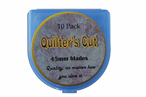 Quilter’s Cut 45Mm Rotary Blades, 10 Pack, Fits Olfa, Fiskar, Martelli, & Truecut #TOP7