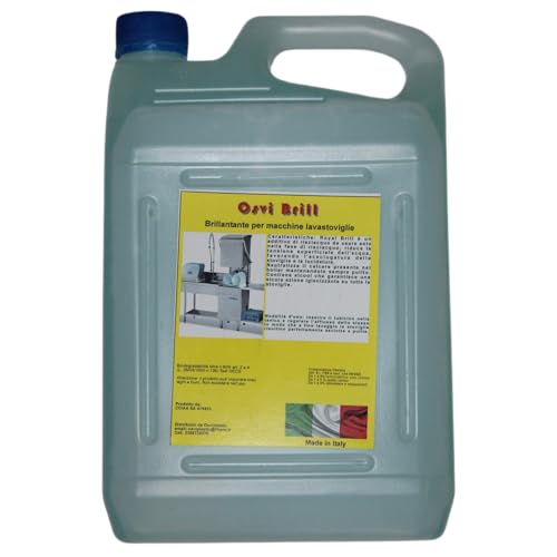 SOLEPLASTIC Brillantante Lavastoviglie 5 Litri Brillantante Per Lavastoviglie Industriali