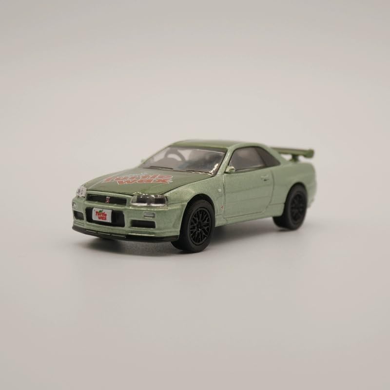 Skyline GT-R BNR34 1:64 Greenlight réplique premium pré-construite pour diorama