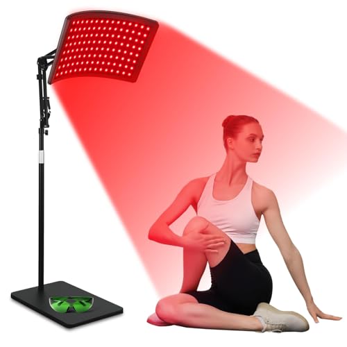 Image of Viconor Red Light Therapy Lamp for Body, Infrared Therapy Device With Stand - Adjustable 660nm Red and 850nm Near Infrared for Body