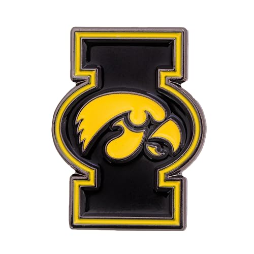 Image of Desert Cactus University of Iowa Lapel Pin IOWA Hawkeyes Made of Metal for Formal Wear, Bag and Hat Jewelry, and Tie Tack (Pin B)