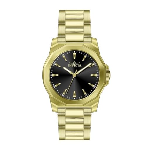 Invicta Relógio masculino Speedway 42 mm de quartzo em aço inoxidável, dourado (modelo: 46839), Dourado, Tendência