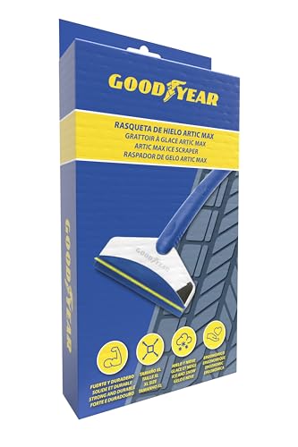 Goodyear Artic Max XL Eiskratzer mit wasserabweisendem Gummi. Robust und widerstandsfähig, aus Edelstahl und ABS, INOX