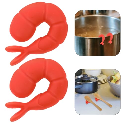 DOITOOL 2pcs Silicone Pot Lid Lifters Spill Clip Heat Resistant Lid Holder for Soup Pots Kitchen Tool Preventing Boil Over Mess for Home and Restaurant - Image 9