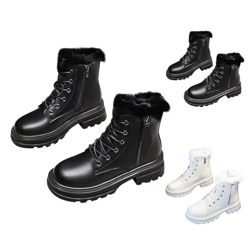 Botines con cordones para mujer: estilo casual y comodidad para caminar a diario en invierno 4
