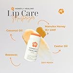 Manuka Honey Lip Balm 15+ UMF – Ultra-Hydrating Formula with Beeswax, Castor Oil & Organic Coconut Oil | 12+ Hour Moisture | Eco-Friendly Recyclable Tube | 0.25 oz / 7 g (Soft Peach) - Image 2