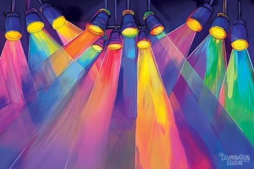 Lifeway Kids VBS 2026 Illumination Station Supersized Backdrop image 5