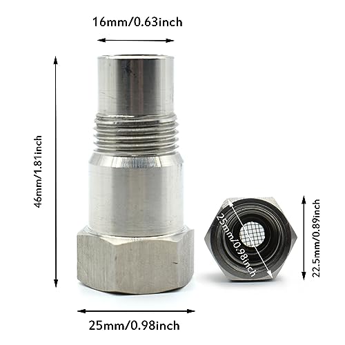 Sonda Frontal Adaptador De Sensor De Oxígeno De Luz De Motor De Verificación CEL De Coche M18*1,5 Kit De Tapón Eliminador De Luz De Motor Convertidor Catalítico Sensor NOX