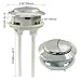 BokWin 58mm Toilet Push Button, Dual Flush Valve Replacement Toilet Flushing Button