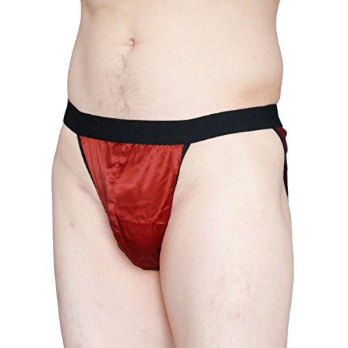 Paradise Silk Mens Pure Silk Satin String Bikini Briefs 4 In One Economic Pack2