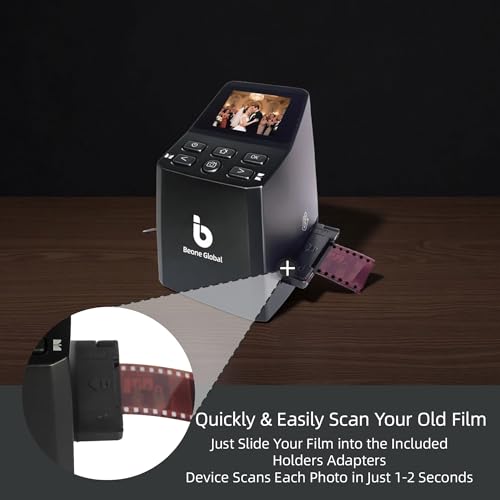 BEONEGLOBAL ClearScan MINI Film Scanner 16MP Slide & Film