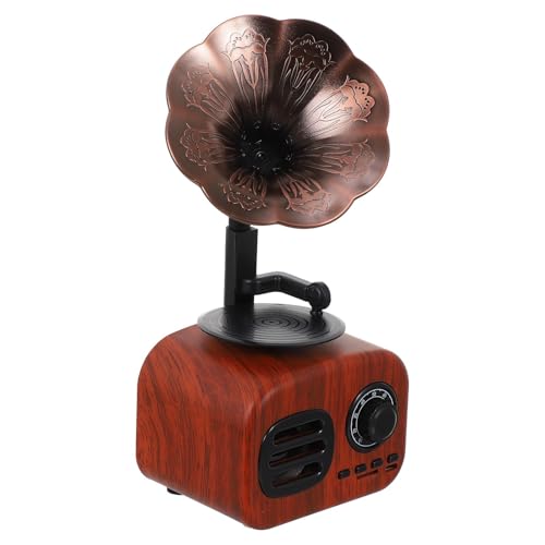 Haut-parleur full-range vintage enceinte sans fil portable bois naturel