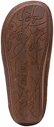 Alegria Women's Valerie Oiled Red Slide Sandal 9 M US | Image 4