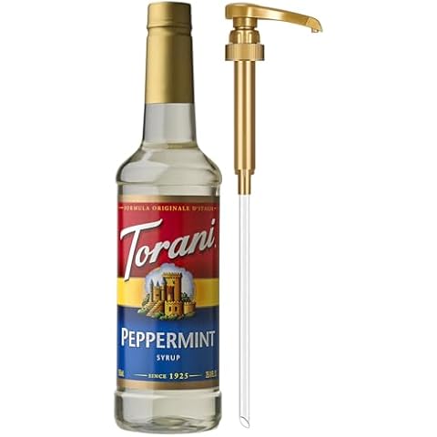 Torani Coffee Syrup, Peppermint Flavored Syrup Cover
