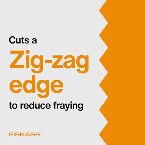 Ciseaux cranteurs Fiskars anti-effilochage pour coupe de précision et couture - 4