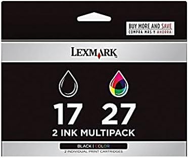 Lexmark No 17 And No 27 Ink Cartridge Black And Colour Combo-pack 7.4ml And 9.2ml