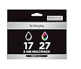 druckerpatronen lexmark 17 27 preisvergleich Kartusche Lexmark 80D2952 17/27 Tintenpatrone und dreifarbig Standardkapazität:7.4ml,Farbe:9.2ml:210SS,Farbe:175SS 2er-Pack, schwarz