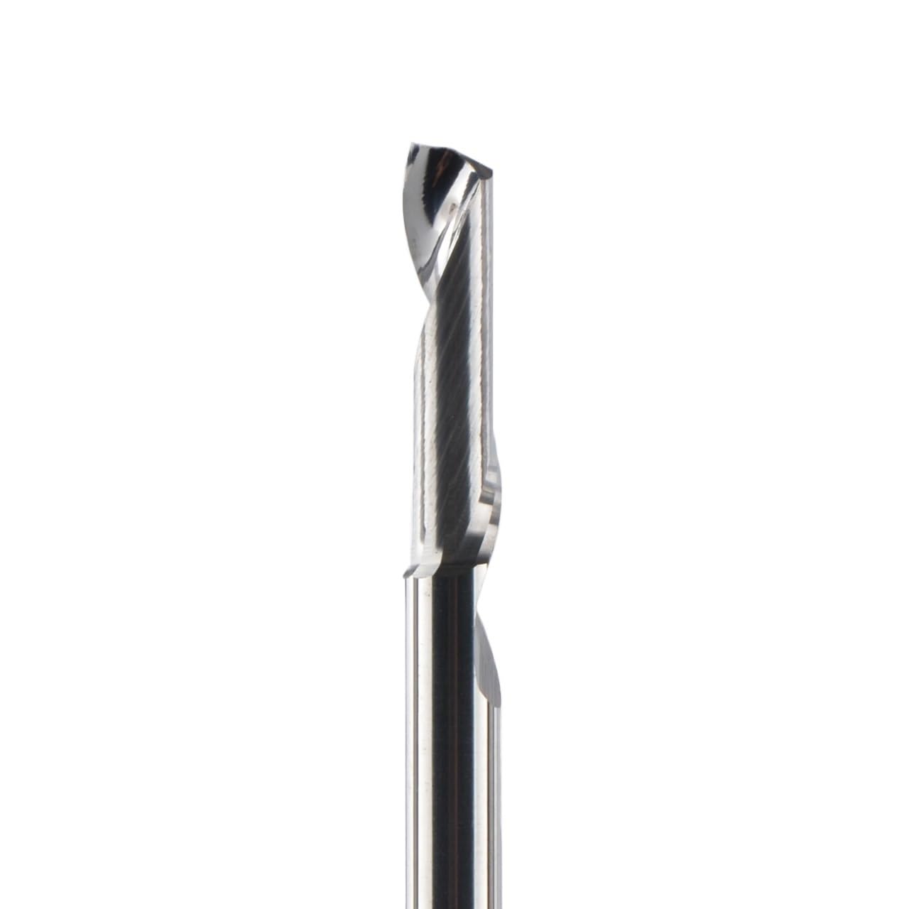 1 szt. 3,175 4 6 8 mm frez spiralny z węglika spiekanego CNC pojedynczym ostrzem, do aluminium(SA1F-D8.0-L17)