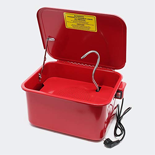 Portata max. 15 l / min Lavapezzi da officina Vasca di lavaggio sgrassaggio pulizia pezzi 13,25 L