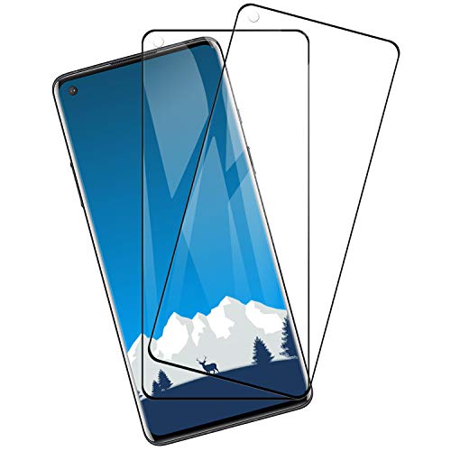 Snnisttek Protector Pantalla para OnePlus 8 Pro, 2-Unidades Cobertura Toda Pantalla Cristal Templado OnePlus 8 Pro, Alta Definicion, Vidrio Templado, 9H Dureza,Sin Burbujas Anti-Arañazos