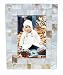 GIFTME 5 Mother of Pearl Mosaic Photo Frames 3.5by5 Beach Tabletop Picture Frame (3.5x5, White)